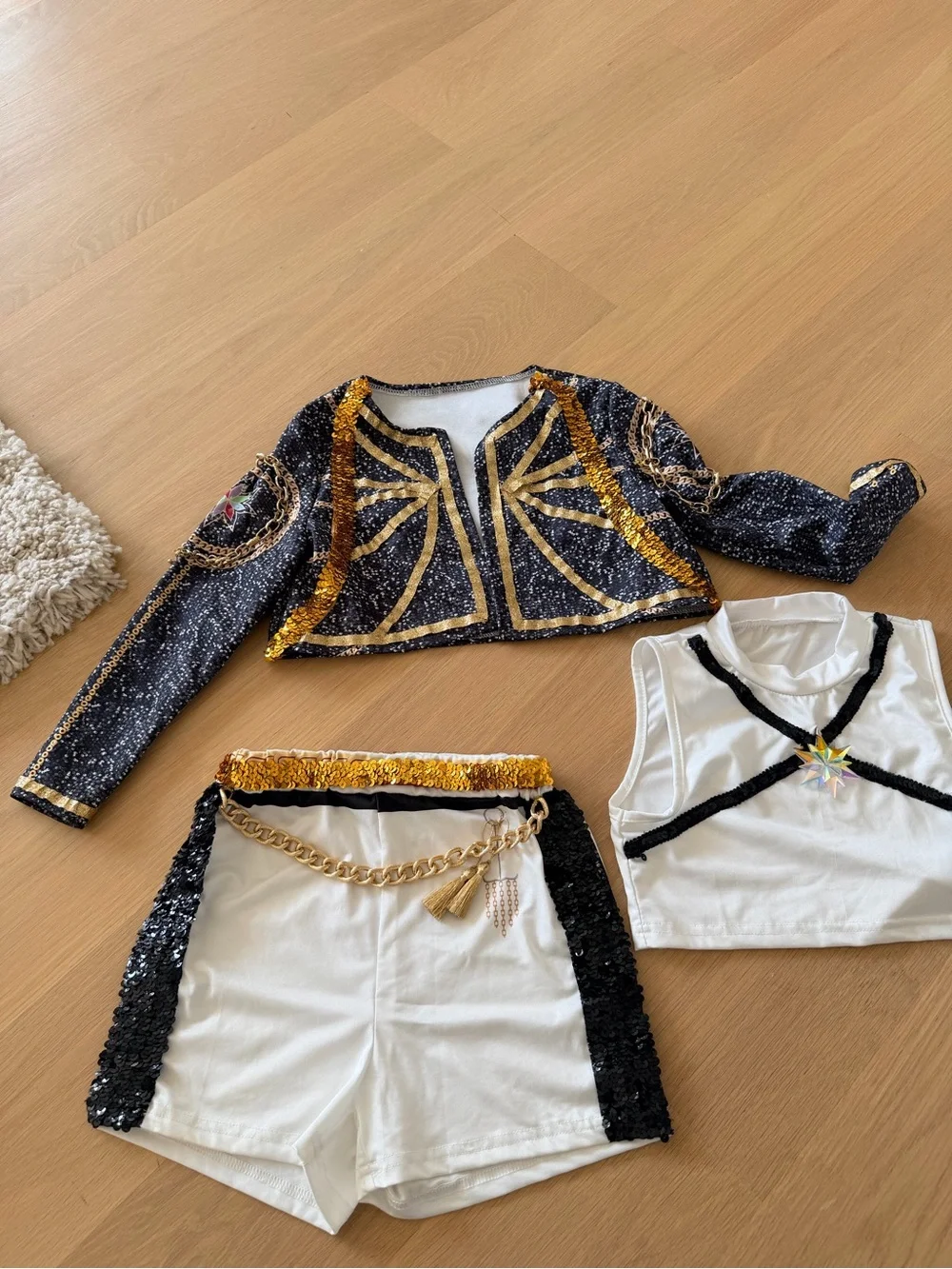 Custom Rumi K-Pop Costume – Designer Hand Embellished ✨
